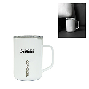 CK2516-C
	-CORKCICLE 16 OZ. COFFEE MUG
	-Gloss White (Clearance Minimum 10 Units)